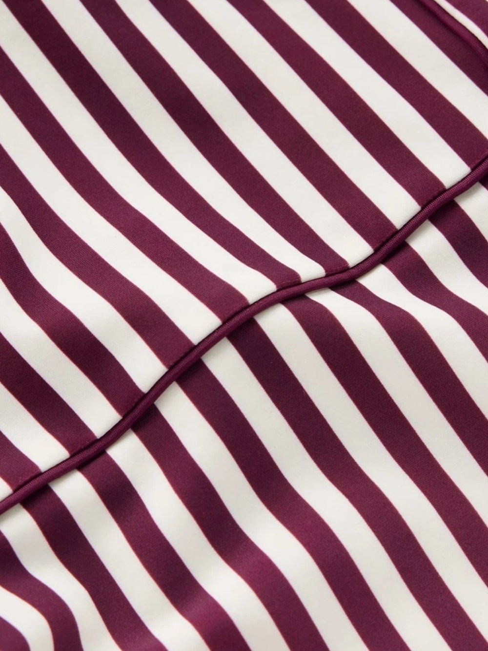 BODEN Women’s Rhodes Cup-Size Swimsuit | Chocberry, Ivory Stripe Size 34DD - Picture 11 of 12